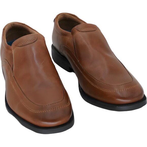Nunn Bush Men's Flex Cognac Loafer Slip-On, Size 10W - Picture 1 of 6